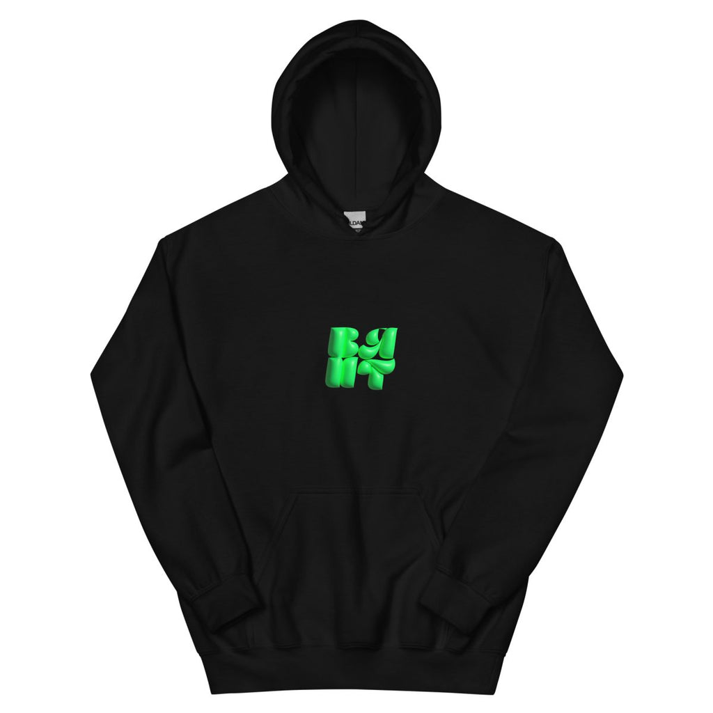 Neon Green Bubble Hoodie- - Baht