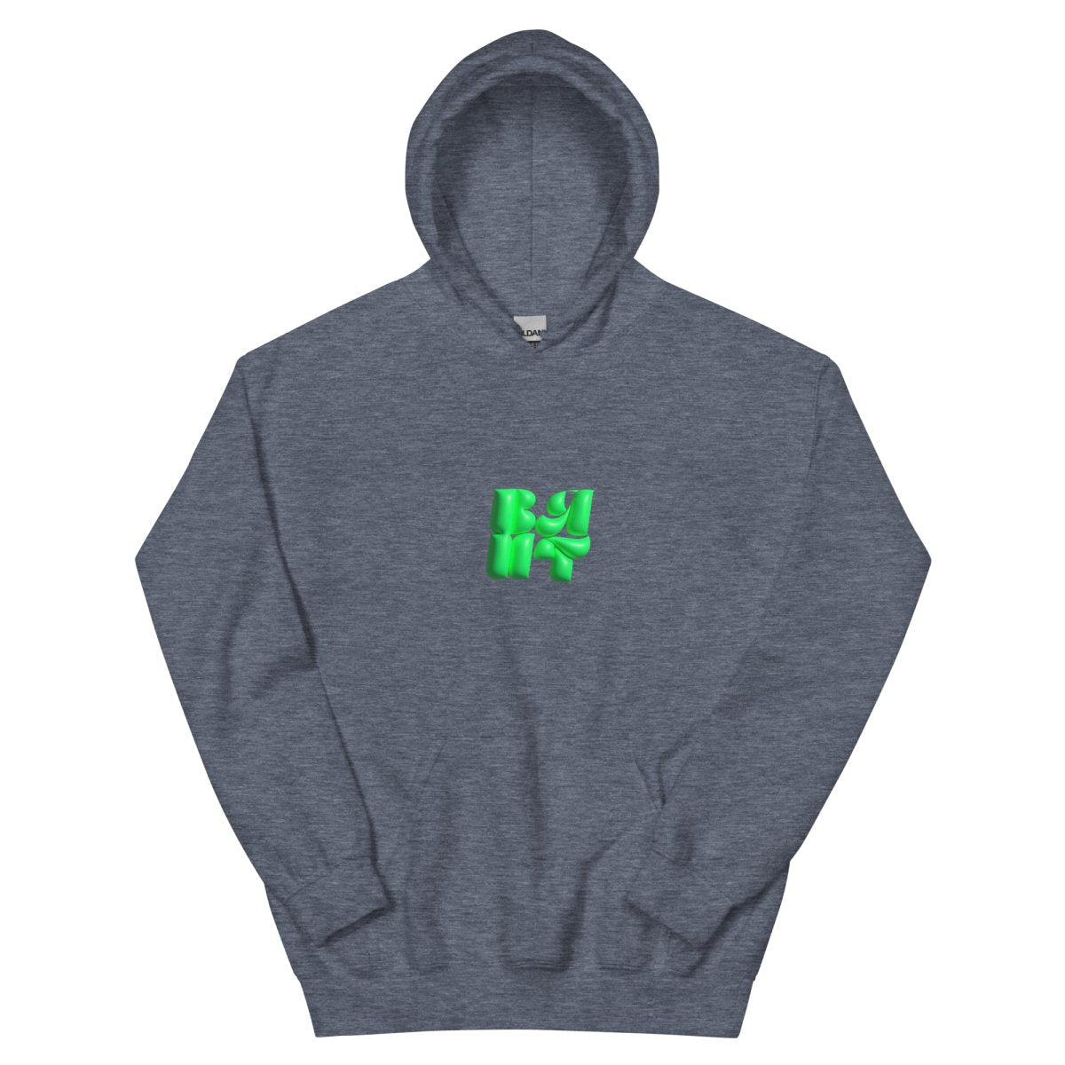 Neon Green Bubble Hoodie- - Baht