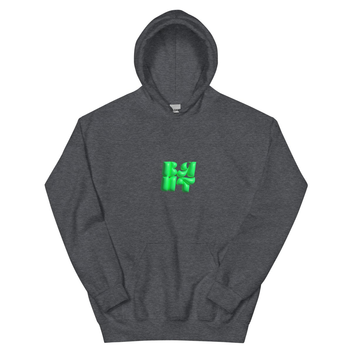 Neon Green Bubble Hoodie- - Baht