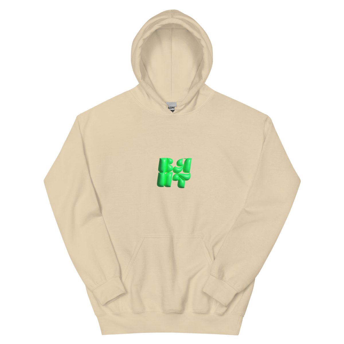 Neon Green Bubble Hoodie- - Baht
