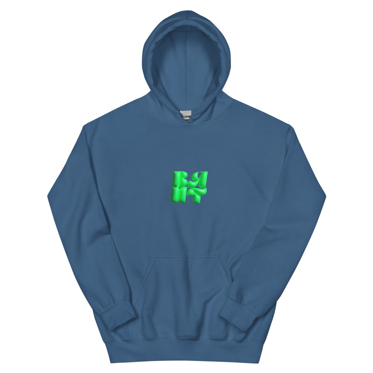 Neon Green Bubble Hoodie- - Baht