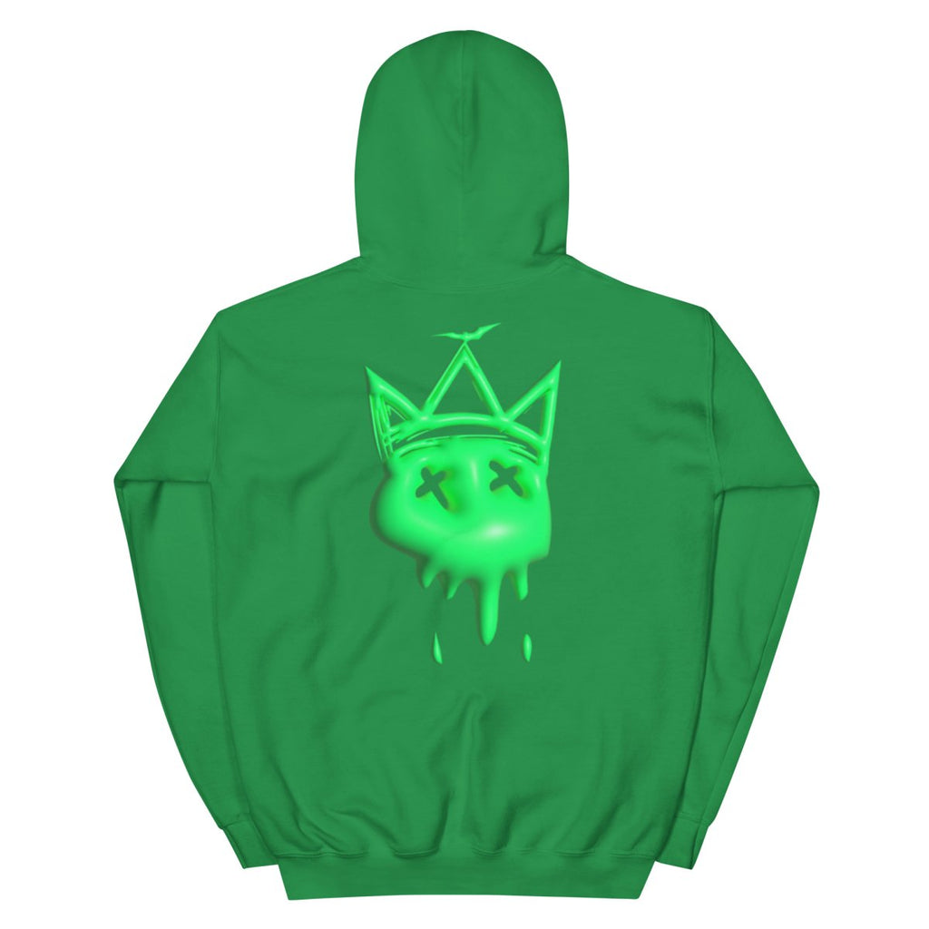 Neon Green Bubble Hoodie- - Baht
