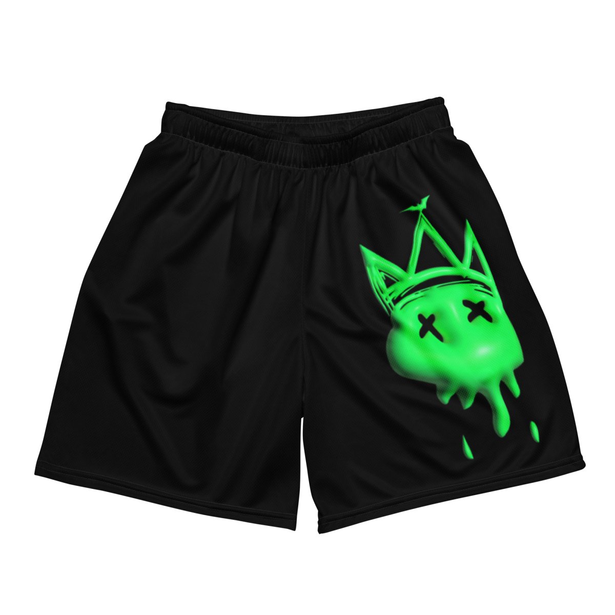 Neon Green Bubble Shorts- - Baht