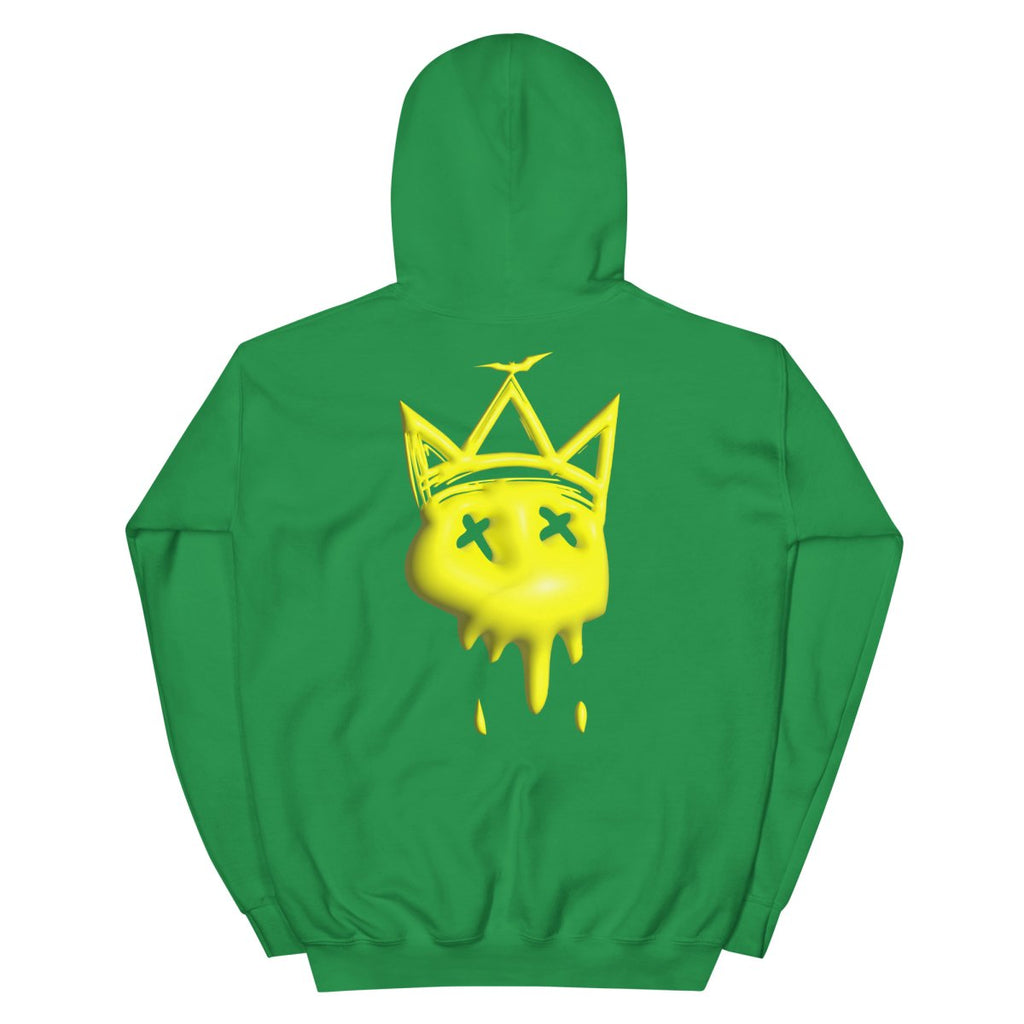Neon Yellow Bubble Hoodie- - Baht