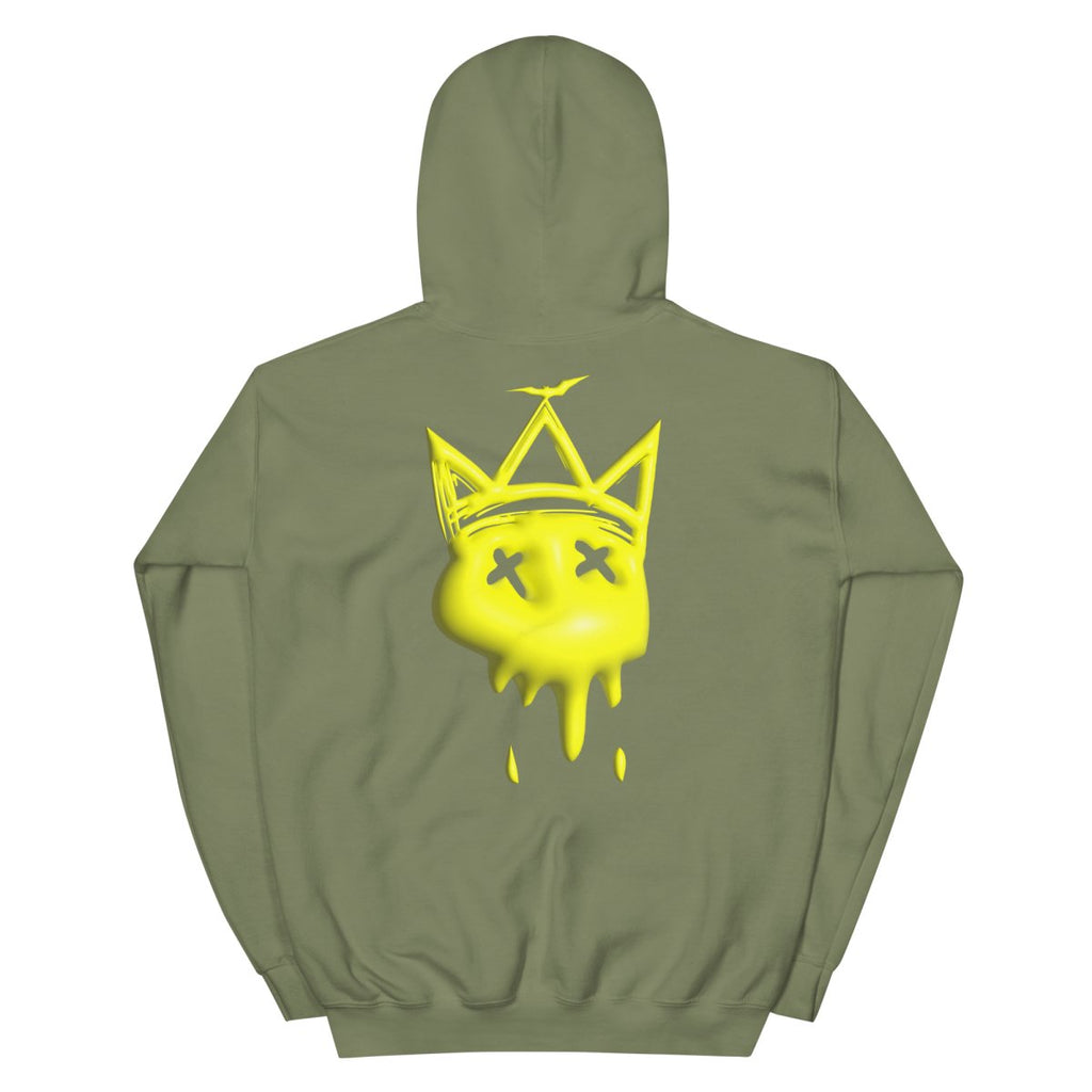 Neon Yellow Bubble Hoodie- - Baht