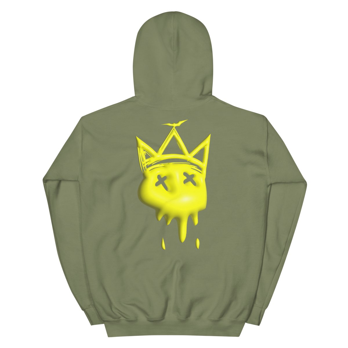 Neon Yellow Bubble Hoodie- - Baht