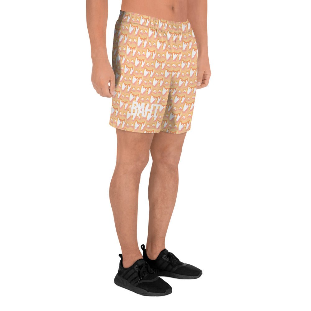 Orange Athletic Shorts- - Baht