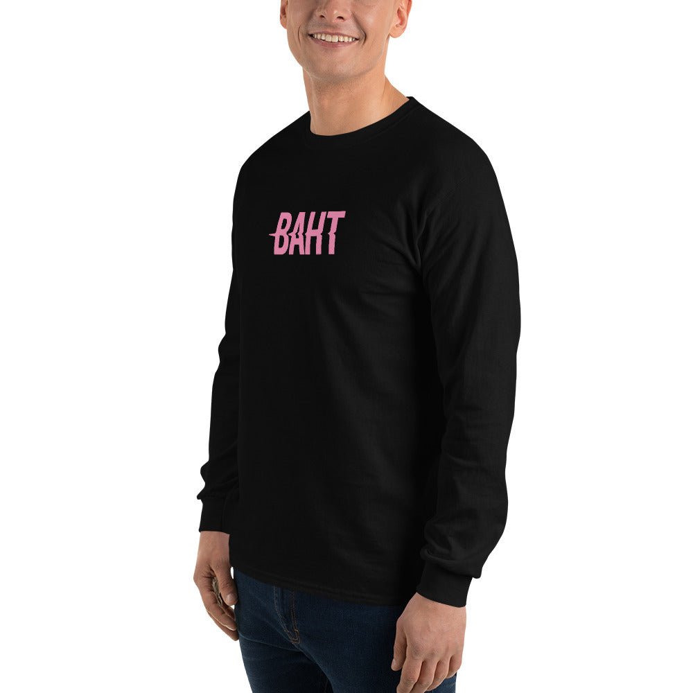 Pink Sketchy Long Sleeve Shirt- - Baht