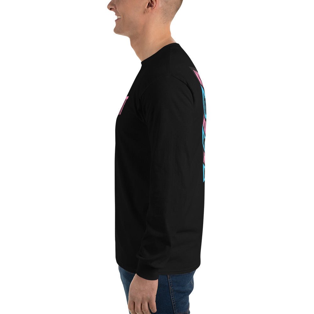 Pink Sketchy Long Sleeve Shirt- - Baht
