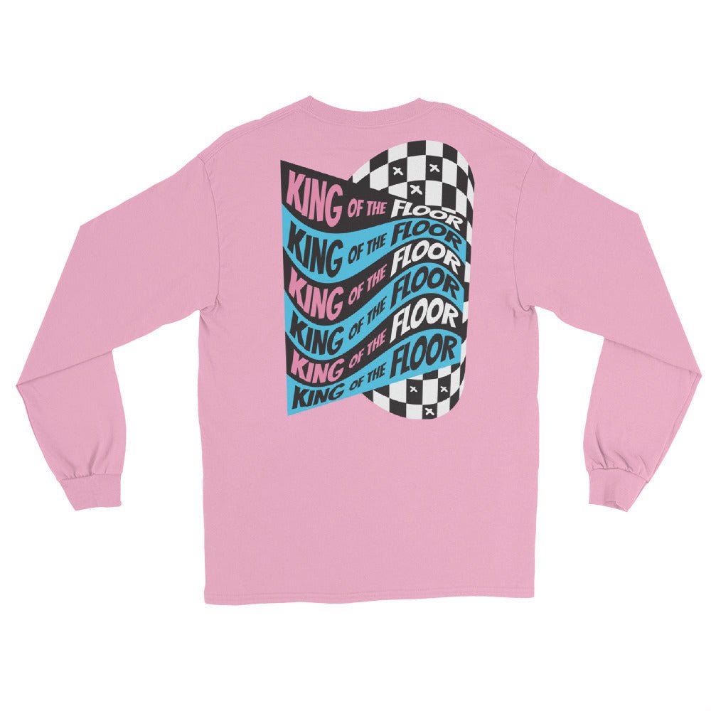Pink Sketchy Long Sleeve Shirt- - Baht
