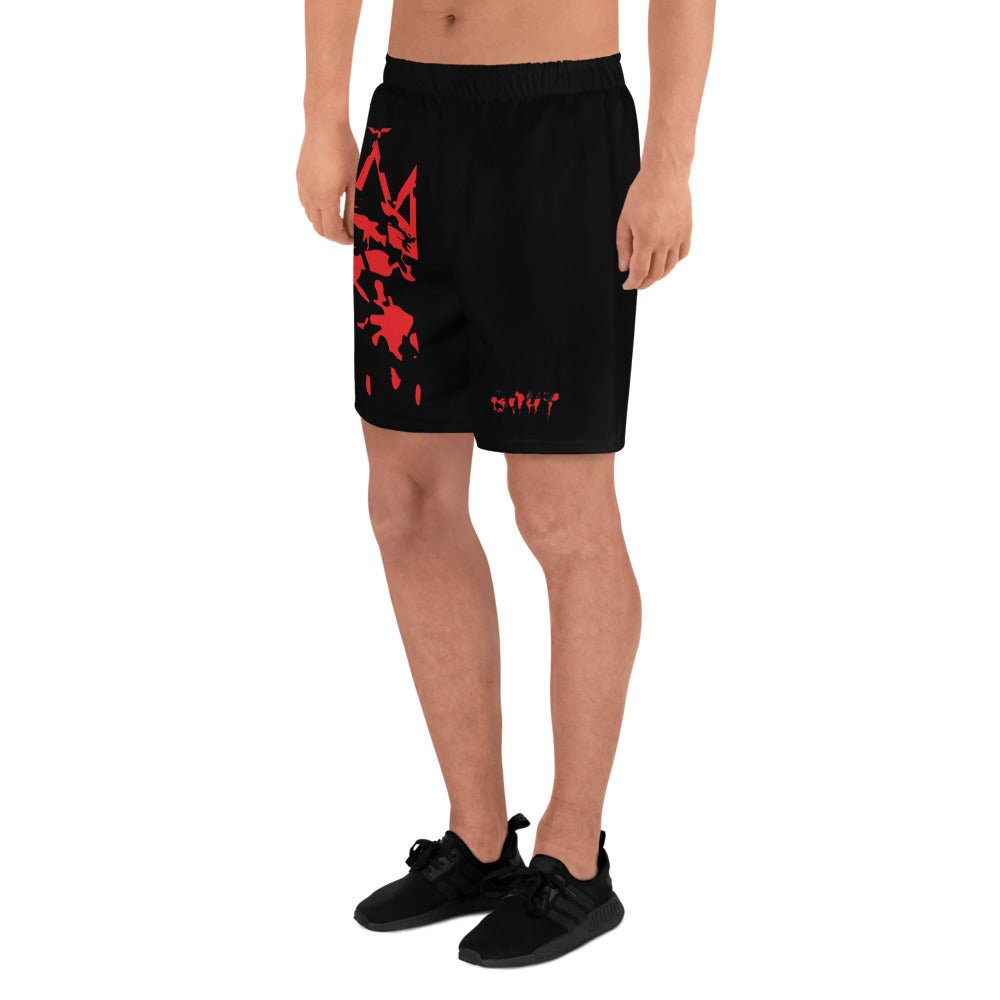 Red Camo Shorts- - Baht
