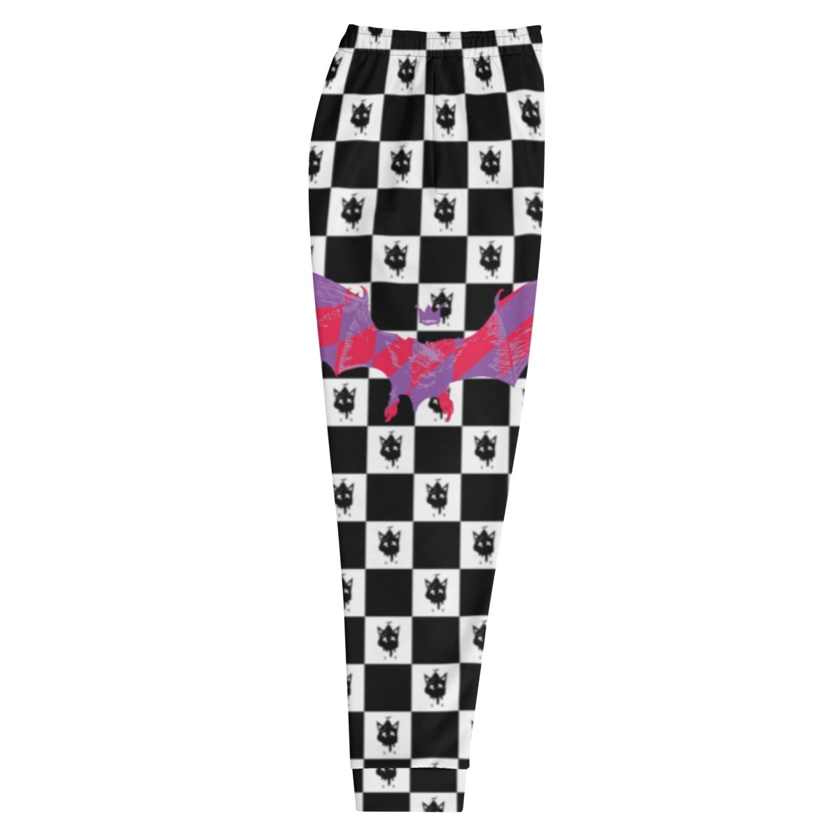 Retro Checkered Joggers- - Baht