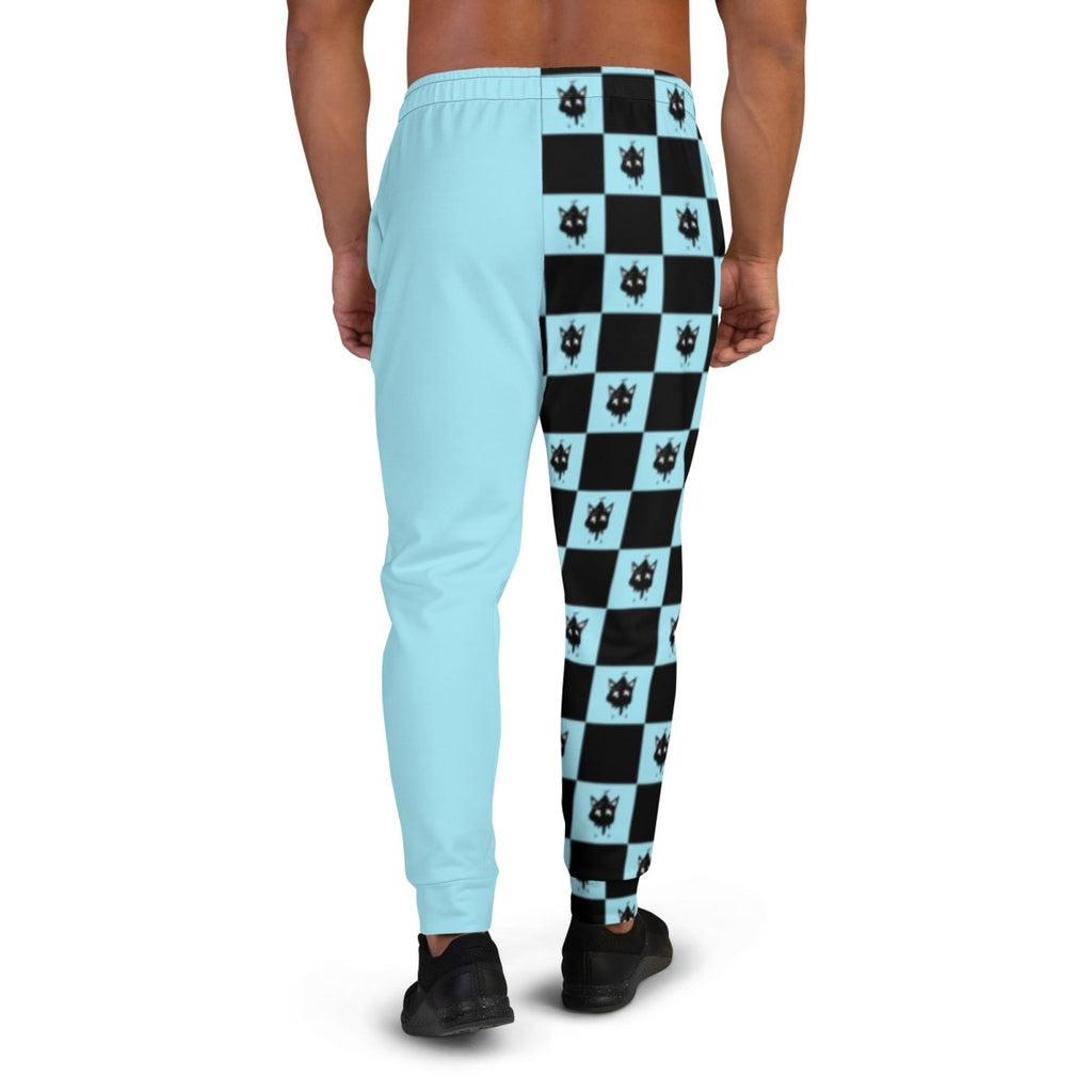 Teal Checker Joggers- - Baht