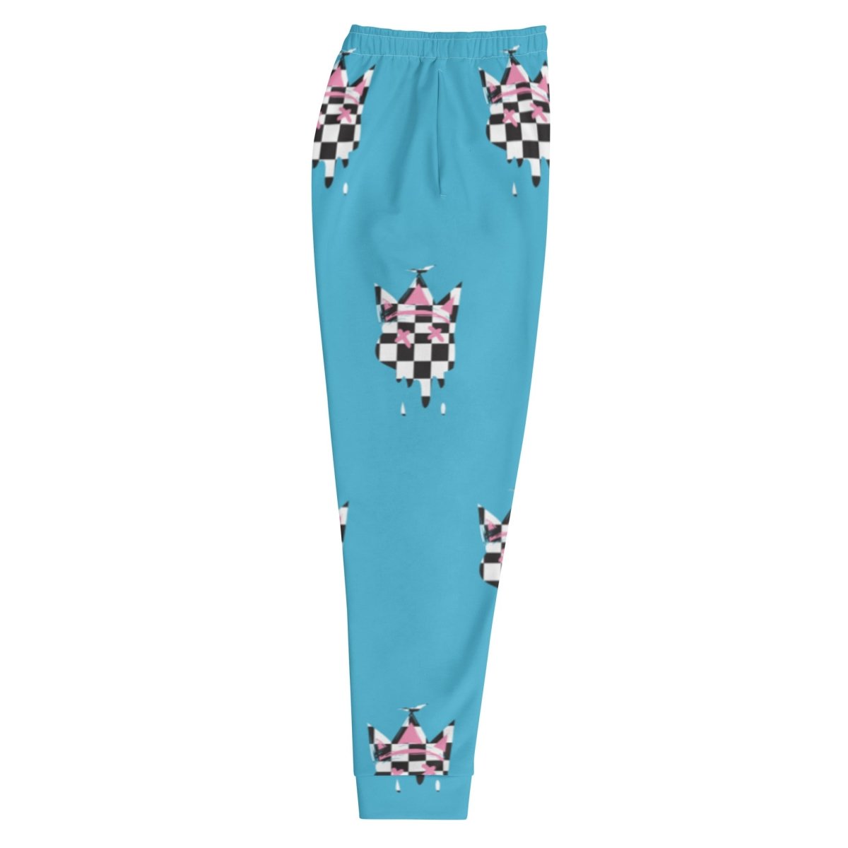 Teal Checkered Joggers- - Baht