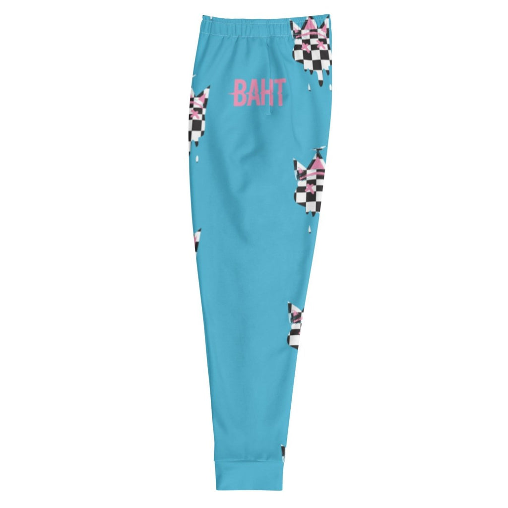 Teal Checkered Joggers- - Baht