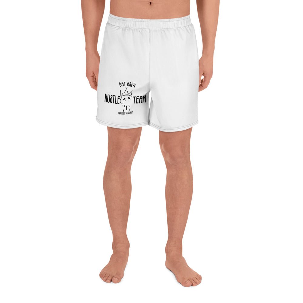 White Retro Baht Shorts- - Baht