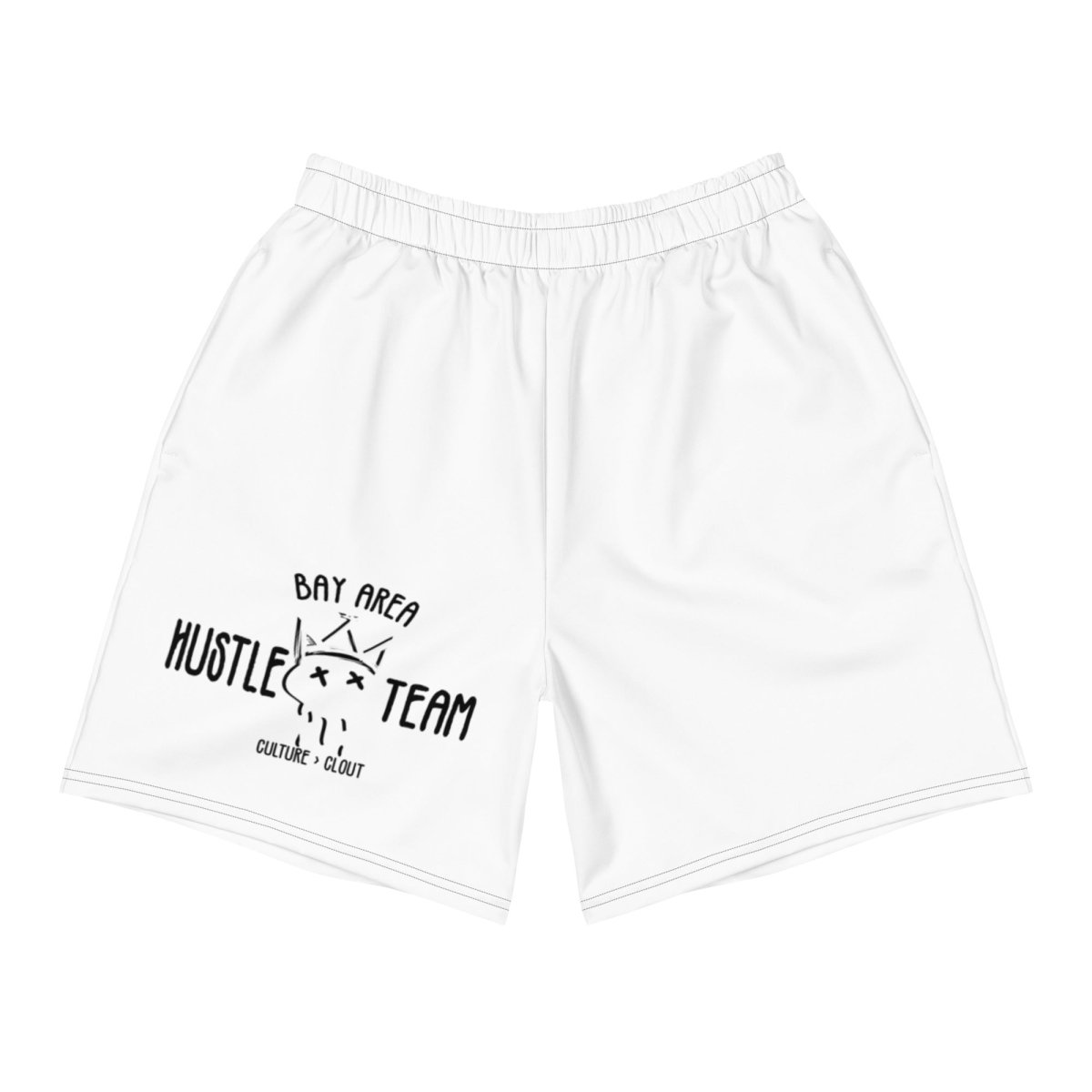White Retro Baht Shorts- - Baht
