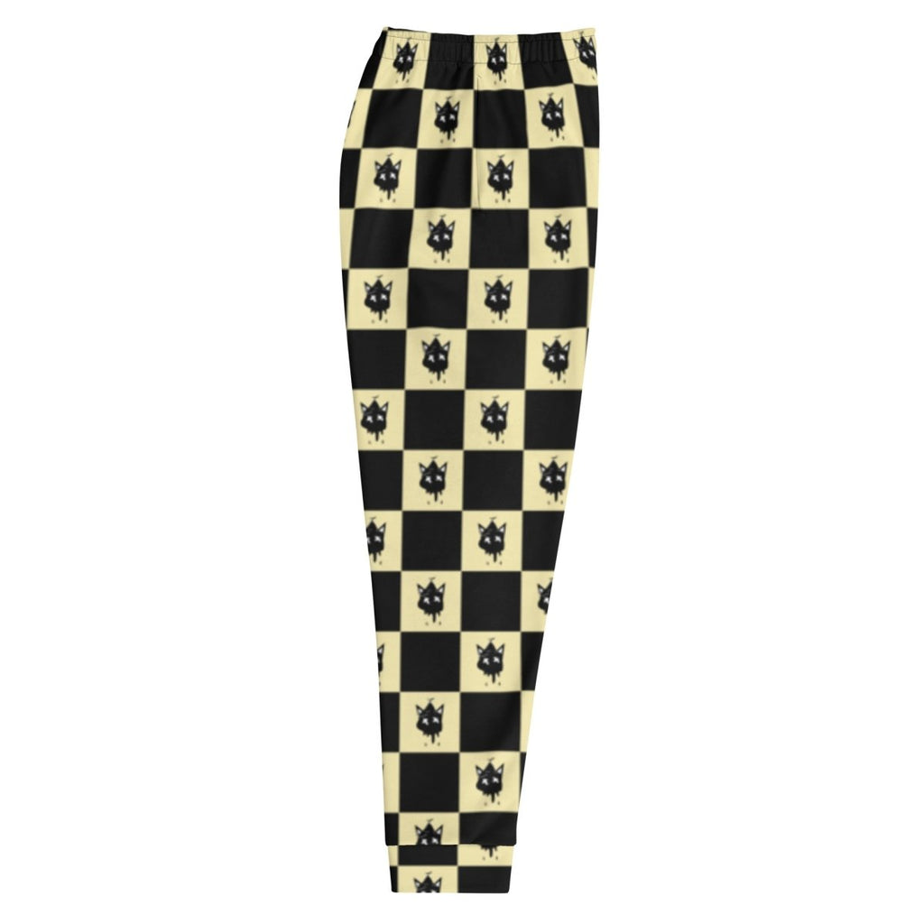 Yellow Checkered Joggers- - Baht