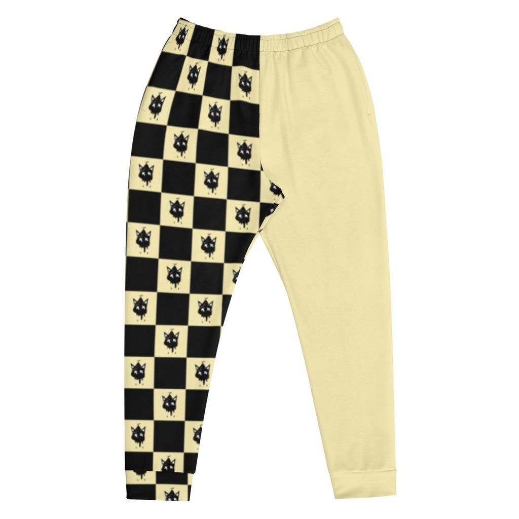 Yellow Checkered Joggers- - Baht