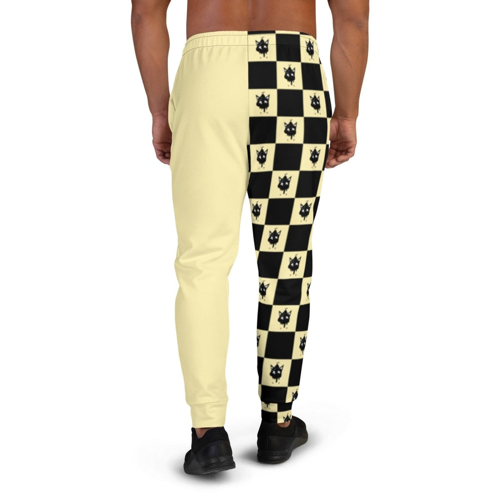 Yellow Checkered Joggers- - Baht
